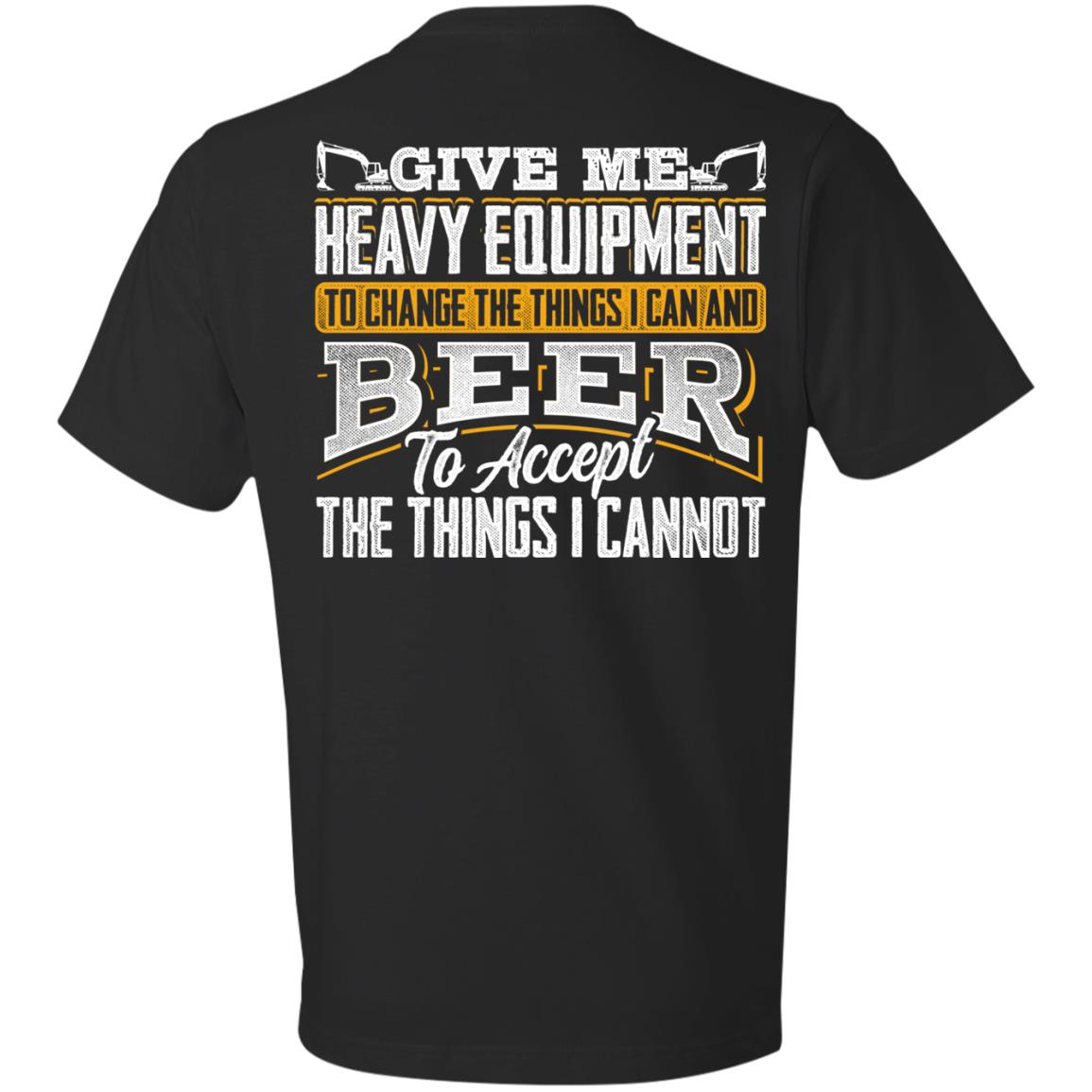 Heavy Equipment and Beer (BACK PRINT)