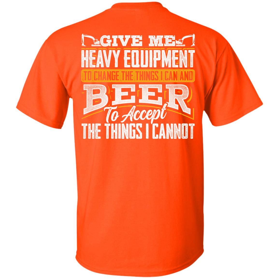 Heavy Equipment and Beer (BACK PRINT)