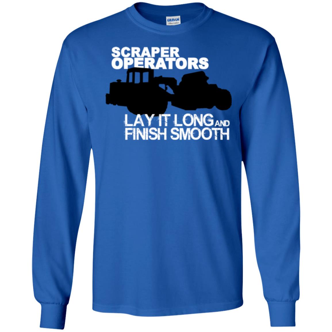 Scraper Operators Lay It Long (and finish smooth)
