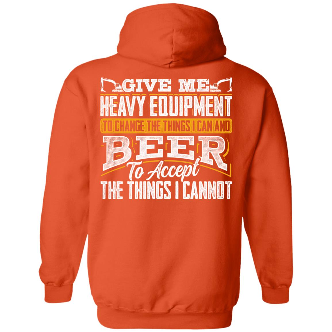 Heavy Equipment and Beer (BACK PRINT)