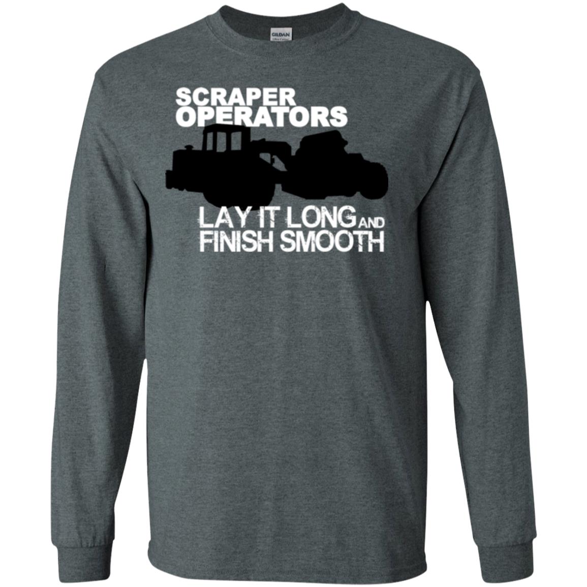 Scraper Operators Lay It Long (and finish smooth)