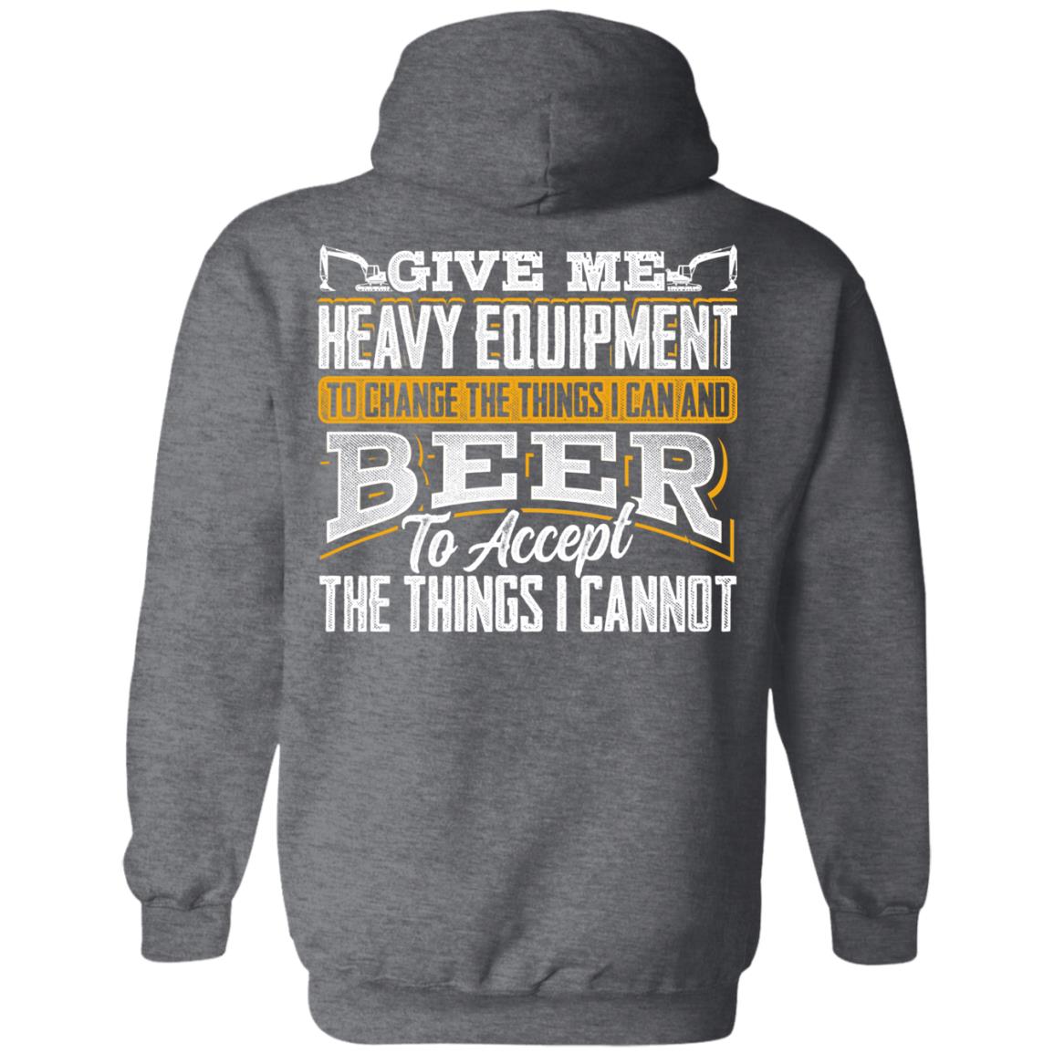 Heavy Equipment and Beer (BACK PRINT)