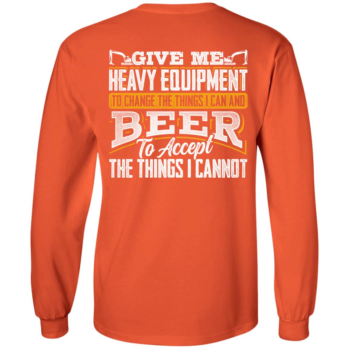Heavy Equipment and Beer (BACK PRINT)