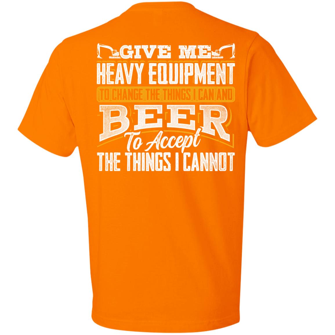 Heavy Equipment and Beer (BACK PRINT)