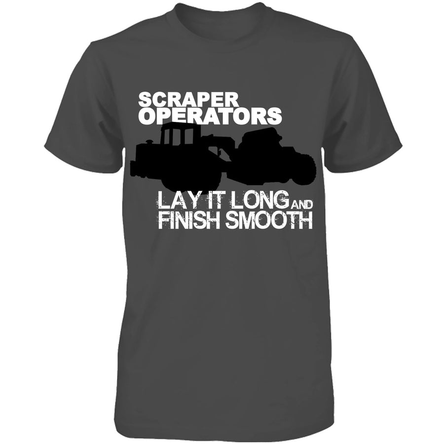 Scraper Operators Lay It Long (and finish smooth)